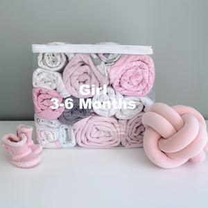 Set of Baby Girl Clothes Storage Bags