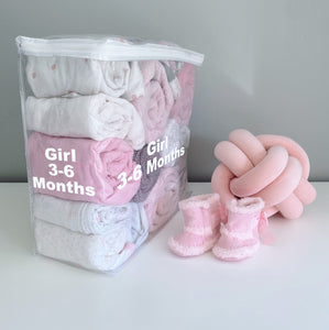 Set of Baby Girl Clothes Storage Bags