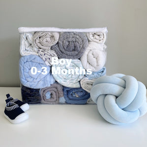 Set of Baby Boy Clothes Storage Bags