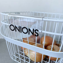 Load image into Gallery viewer, Set of 5 Storage Bin Tags Font 1