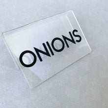 Load image into Gallery viewer, Set of 5 Storage Bin Tags Font 1