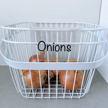 Load image into Gallery viewer, Set of 5 Storage Bin Tags Font 4