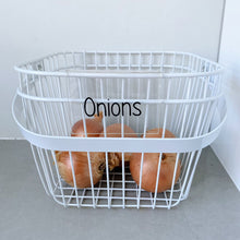 Load image into Gallery viewer, Set of 5 Storage Bin Tags Font 7