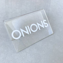 Load image into Gallery viewer, Set of 5 Storage Bin Tags Font 1