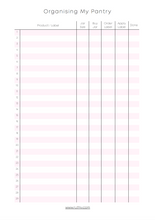 Load image into Gallery viewer, Free Pantry Organising PDF Download