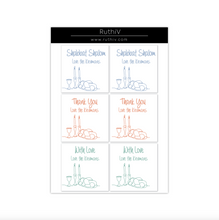 Load image into Gallery viewer, Shabbat Gift Stickers