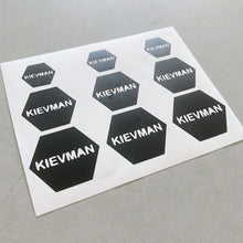 Load image into Gallery viewer, Set of 36 Custom Hexagon Label