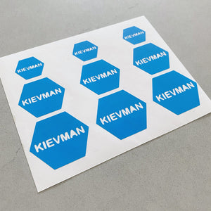 Set of 36 Custom Hexagon Label