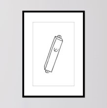 Load image into Gallery viewer, Digital Download. Mezuzah. Wall Art Printable