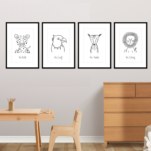Digital Download. Animals. Wall Art Printable
