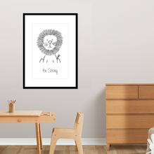 Load image into Gallery viewer, Digital Download. Lion. Wall Art Printable