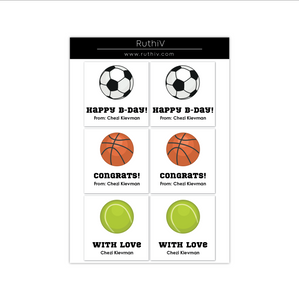 Sport Gift Stickers