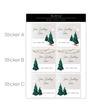 Load image into Gallery viewer, Christmas Stickers Trees
