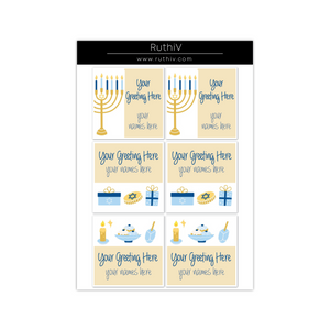 Chanukah Stickers Icons